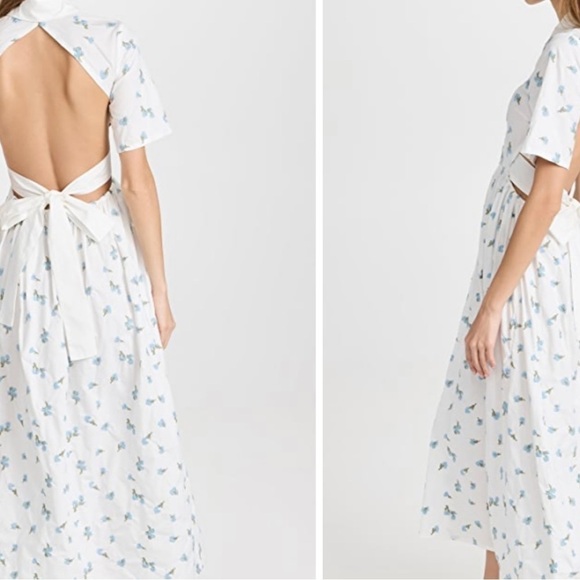 Urban Outfitters Sister Jane Women Lapris Shell Embroidered Shirtdress Midi M EW - Picture 11 of 11